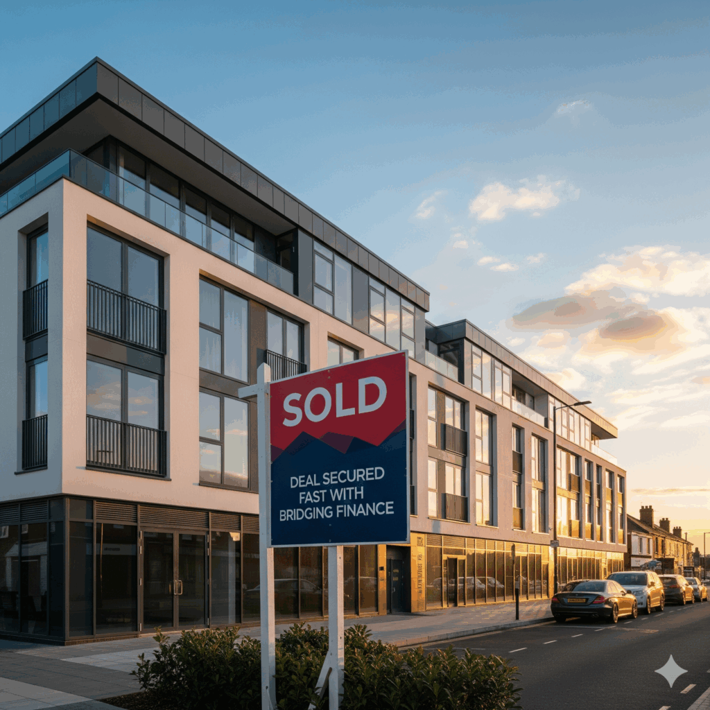 Investment property sold with bridging finance. Fast bridging loans for auctions, chain breaks, and development projects.